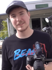 why does mrbeast give his money away