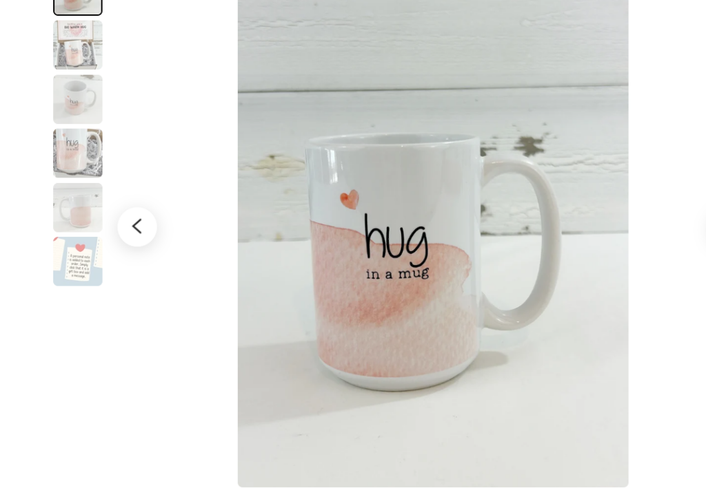 Etsy Gift idea 3 - hug in a mug